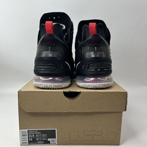 Nike Shoes LeBron 18 XVIII "Bred/Black University Red” 2023 - Picture 4 of 5